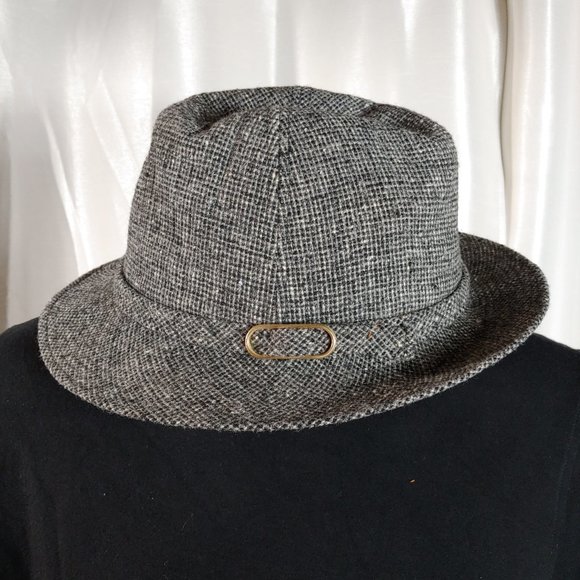 Vintage Biltmore Harris Tweed Fedora Hat - Picture 3 of 8
